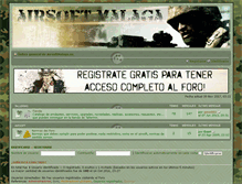 Tablet Screenshot of airsoftmalaga.es